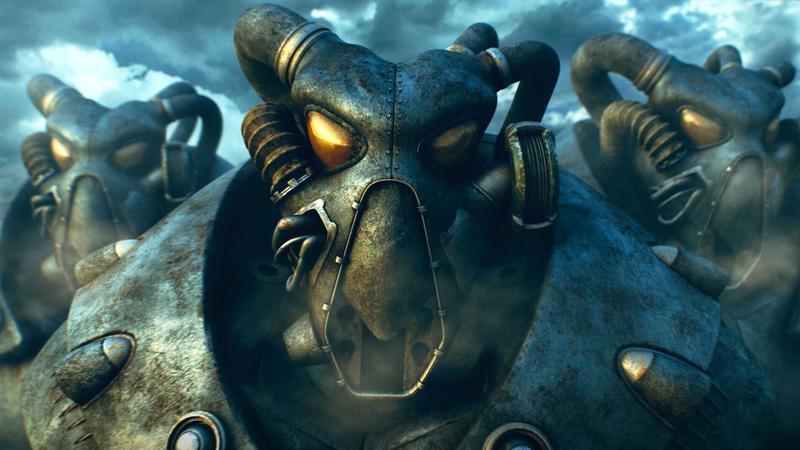 Enclave troops in their Fallout armor