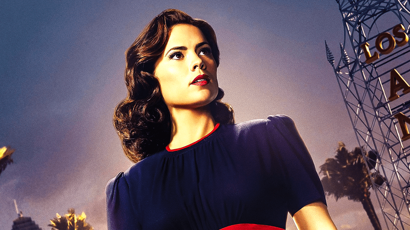 Hayley Atwell as Peggy Carter in 'Agent Carter' poster.