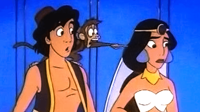 Aladdin & Princess Jasmine.