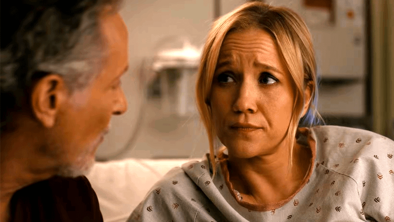 Jessy Schram as Dr. Hannah Asher in Chicago Med Season 11 finale.
