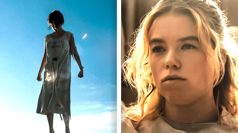 Sasha Calle as Supergirl in The Flash and Milly Alcock as Supergirl in Supergirl (2026).