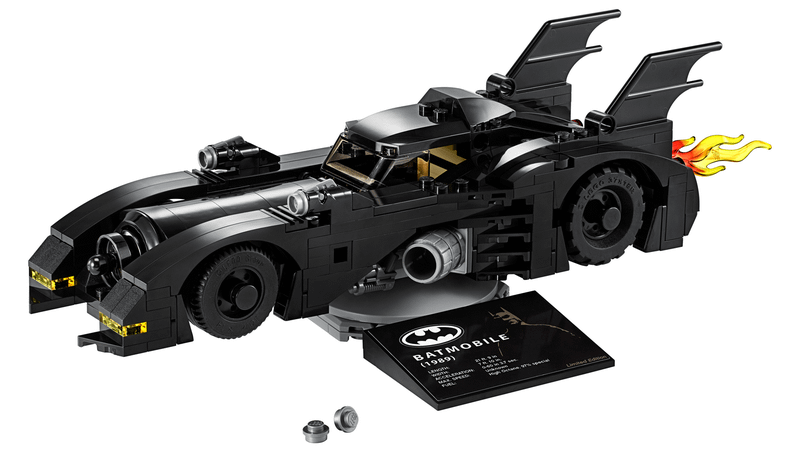 LEGO version of the Batman 1989 Batmobile.