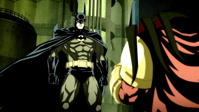 Batman in Batman: Knightfall Part 1.