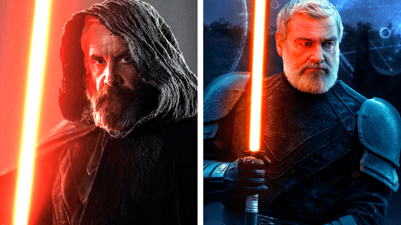 Baylan Skoll in Ahsoka Season 1 vs. Season 2 recast.