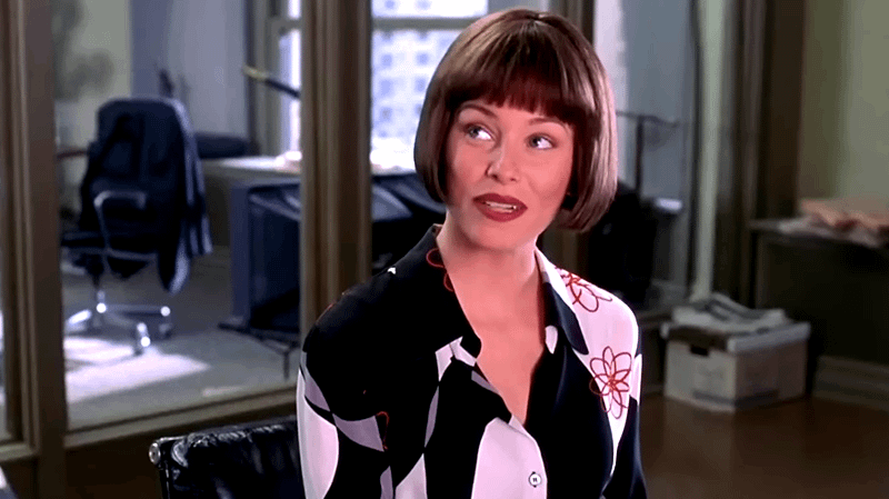 Elizabeth Banks as Betty Brant in Spider-Man.