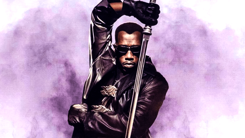 Wesley Snipes as Blade in Blade II.