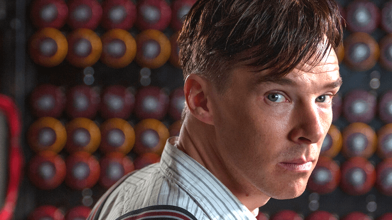Benedict Cumberbatch in Imitation Game.