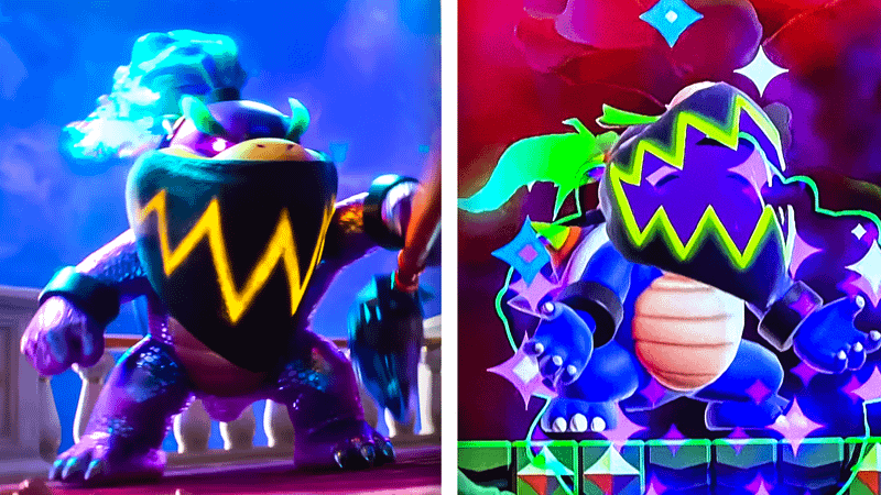 Bowser Jr in Super Mario Galaxy Movie and Nintendo Games.