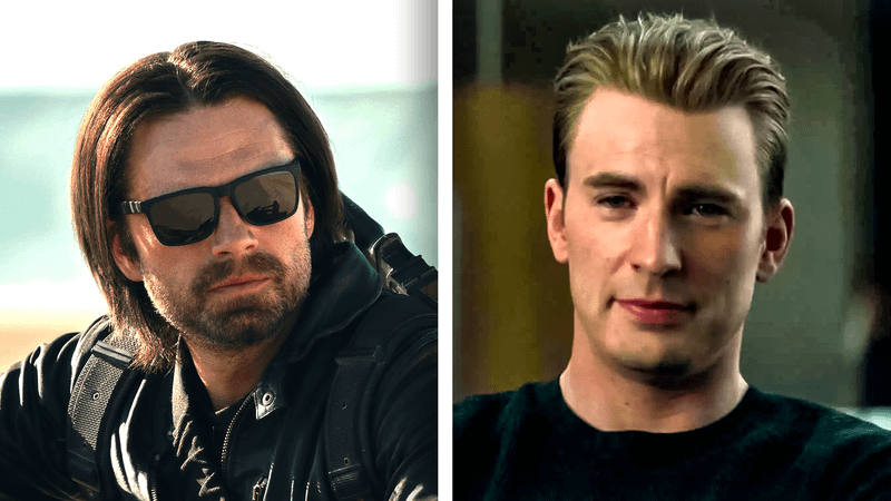 Bucky Barnes and Steve Rogers