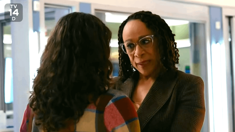 Sharon Goodwin in Chicago Med Season 11, Episode 17.