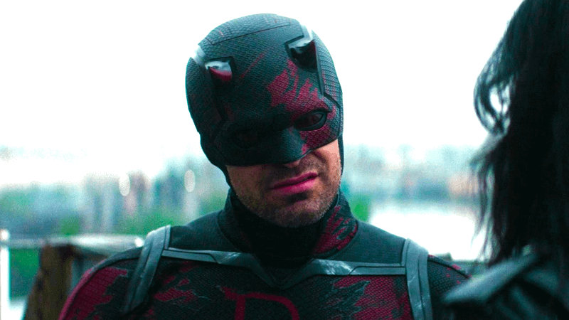 Charlie Cox as Daredevil.
