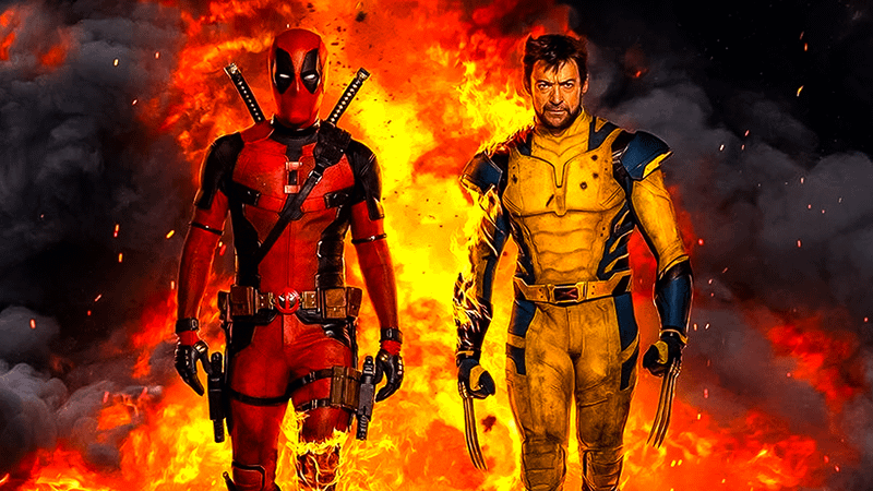 Ryan Reynolds' Deadpool alongside Hugh Jackman's Wolverine.