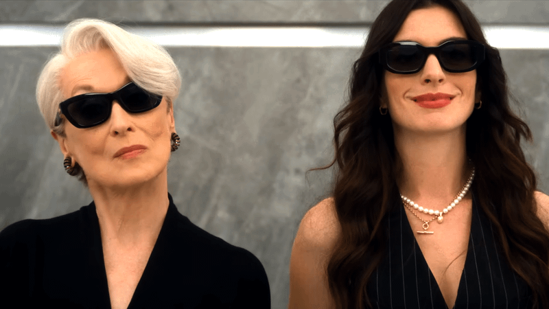  Meryl Streep and Anne Hathaway in The Devil Wears Prada 2.