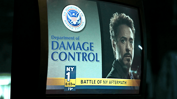 The Department of Damage Control and Tony Stark