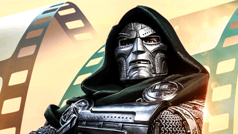 Promotional art of Robert Downey Jr. as Doctor Doom.