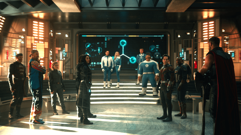 Thunderbolts, Fantastic Four and Avengers in Avengers: Doomsday trailer.