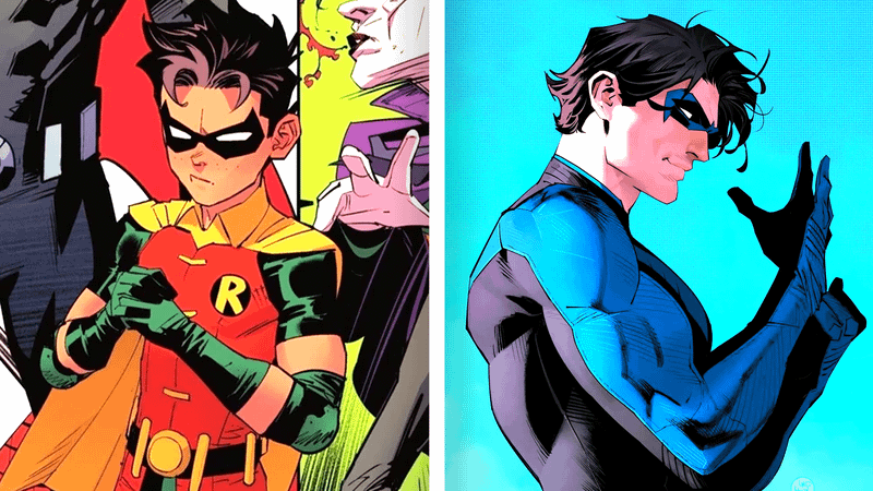 Jason Todd, Robin with Dick Grayson, Nightwing.