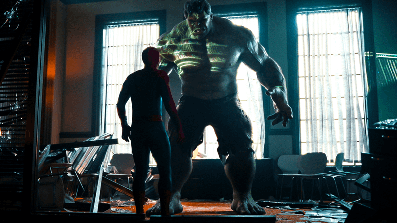 Spider-Man and Hulk in Spider-Man: Brand New Day.