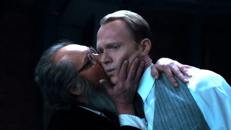 Ultron kissing Vision on the cheek in VisionQuest.