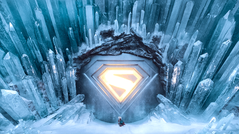 The Fortress of Solitude in Superman.