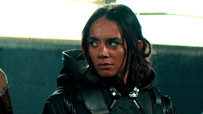 Hannah John-Kamen appears as Ghost in the 2025 Marvel Studios film 'Thunderbolts.'