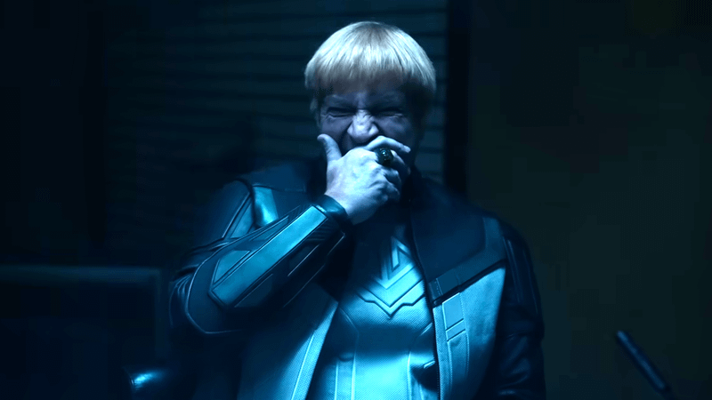 Nathan Fillion as Guy Gardner in Peacemaker Season 2.