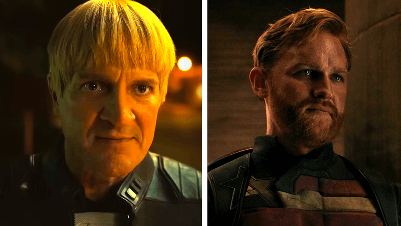 Nathan Fillion as Guy Gardner/Green Lantern from 'Superman,' Wyatt Russell as John Walker/U.S. Agent from 'Thunderbolts*.'