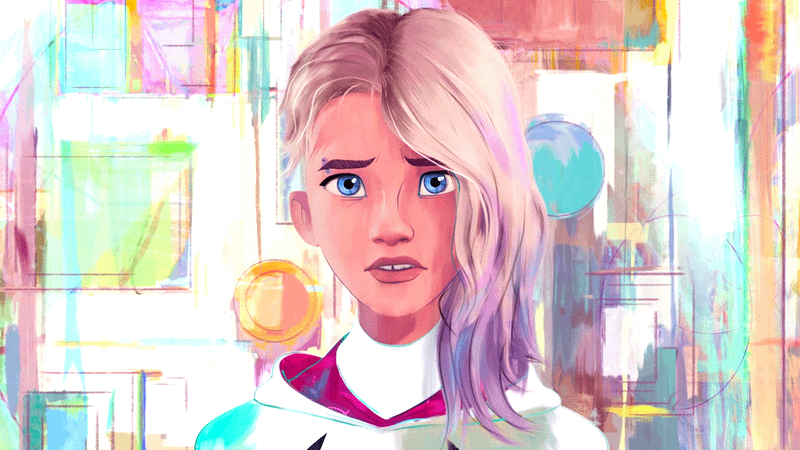 Gwen from the Spider-Verse films.