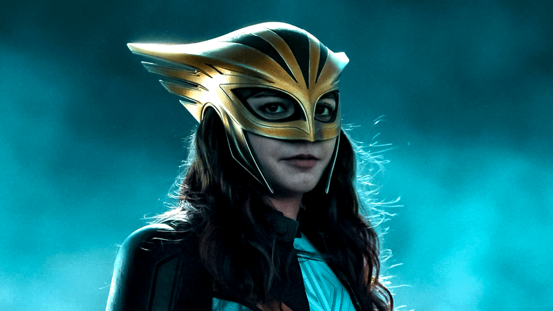 Isabela Merced as Hawkgirl in 'Peacemaker' Season 2.