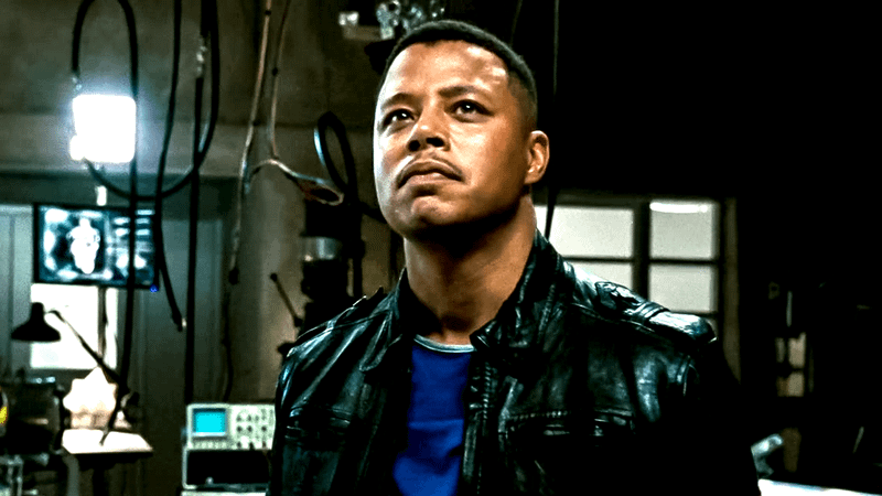 Terrence Howard as James Rhodes in Iron Man.