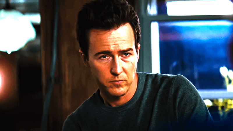 Edward Norton as Bruce Banner in The Incredible Hulk.