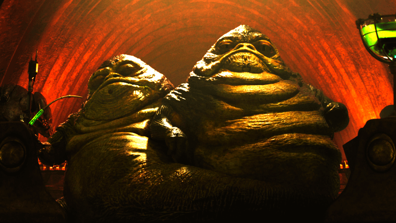 The Hutt Twins in The Mandalorian and Grogu.