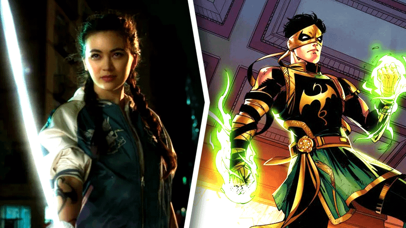 Colleen Wing's Iron Fist and Lin Lie as Iron Fist in the comics.