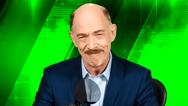 J.K. Simmons as J. Jonah Jameson.