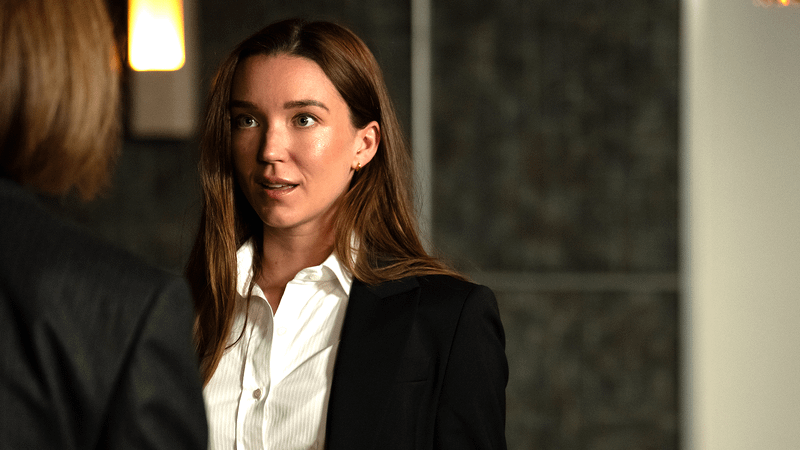 Nicole Brydon Bloom as Jane in Paradise Season 2, Episode 7.