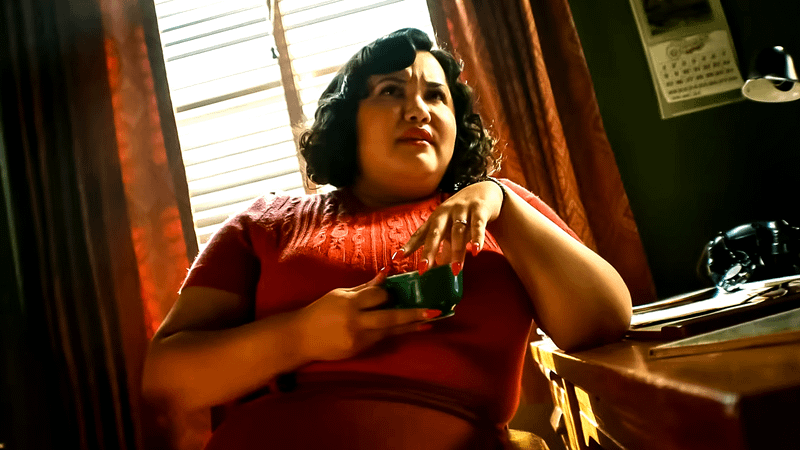 Karen Rodriguez as Janet in Spider-Noir.