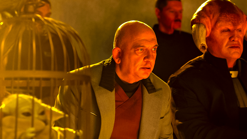 Jonny Coyne as Lord Janu in 'The Mandalorian and Grogu.'