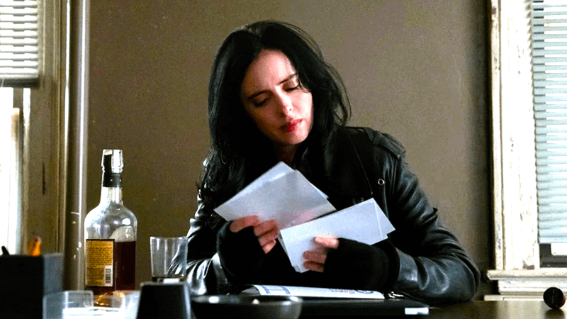 Krysten Ritter as Jessica Jones in Jessica Jones Netflix show