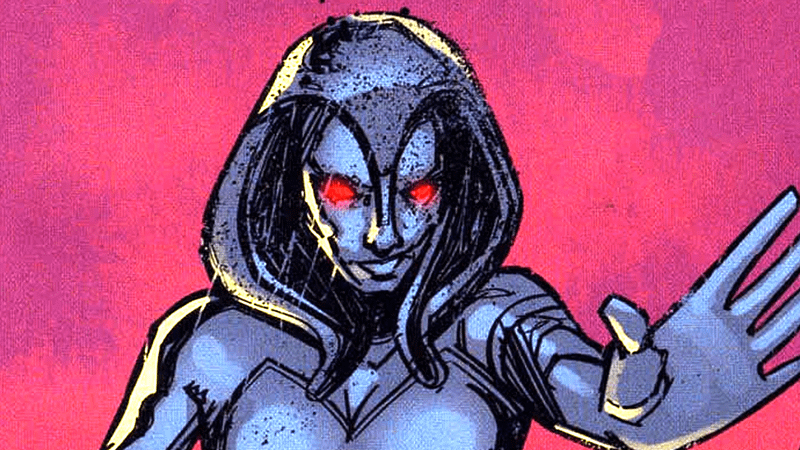 Jocasta from Marvel comics using her abilities.