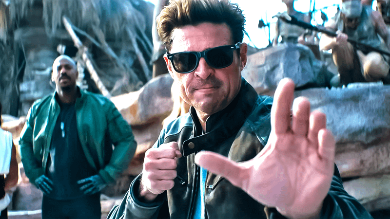 Karl Urban as Johnny Cage in Mortal Kombat 2.
