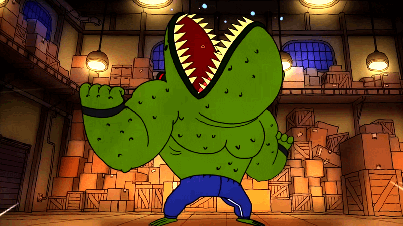 Killer Croc in Bat-Fam