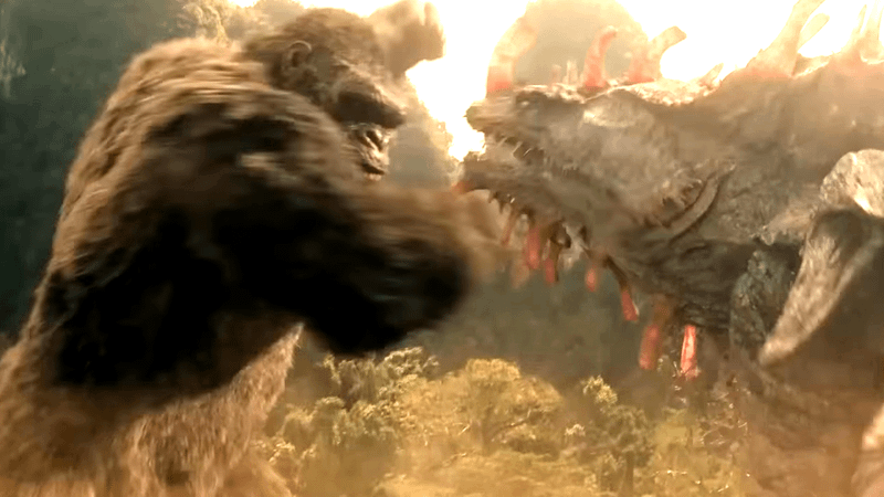 Kong vs. Titan X in Monarch: Legacy of Monsters Season 2.