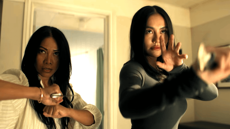Lila Hoth & Amisha in Reacher Season 4.