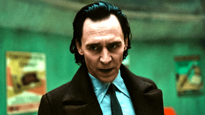 Tom Hiddleston as Loki in the Disney+ series.