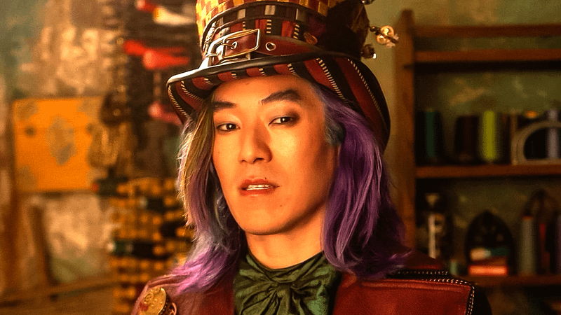 Leonardo Nam as Mad Hatter in Descendants: Wicked Wonderland.