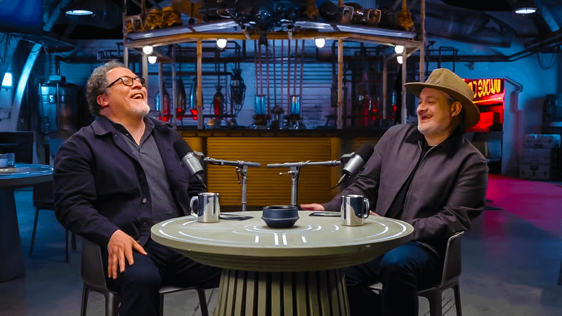 Dave Filoni and Jon Favreau on Mandalorian and Grogu podcast.
