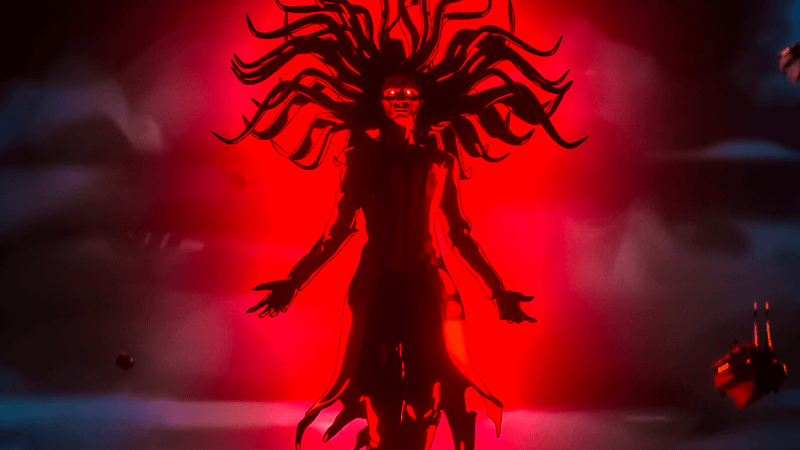 Zombie Scarlet Witch in 'Marvel Zombies.'