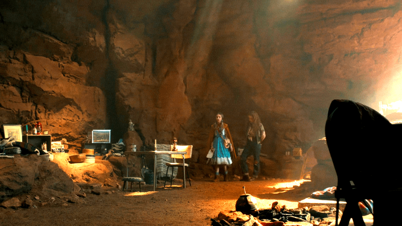 Nell Fisher as Holly Wheeler & Sadie Sink as Max Mayfield in Stranger Things Season 5