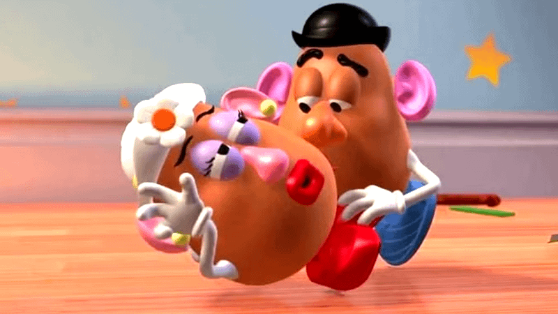 Mr. & Mrs. Potato Head in Toy Story 2.