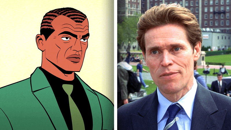 Norman Osborn in 'Your Friendly Neighborhood Spider-Man,' Willem Dafoe as Norman Osborn in 'Spider-Man' (2002).